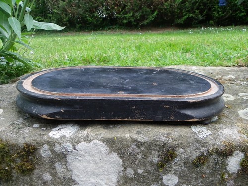 Ancien socle bois - ancien, pour