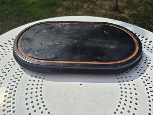 Socle pendule globe bois - socle,